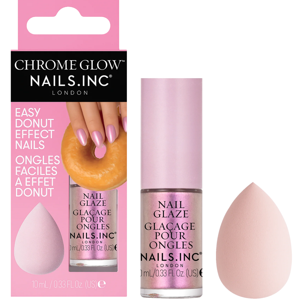 Nails Inc. Chrome Glow Chrome Nail Glaze Nail Powder 10ml