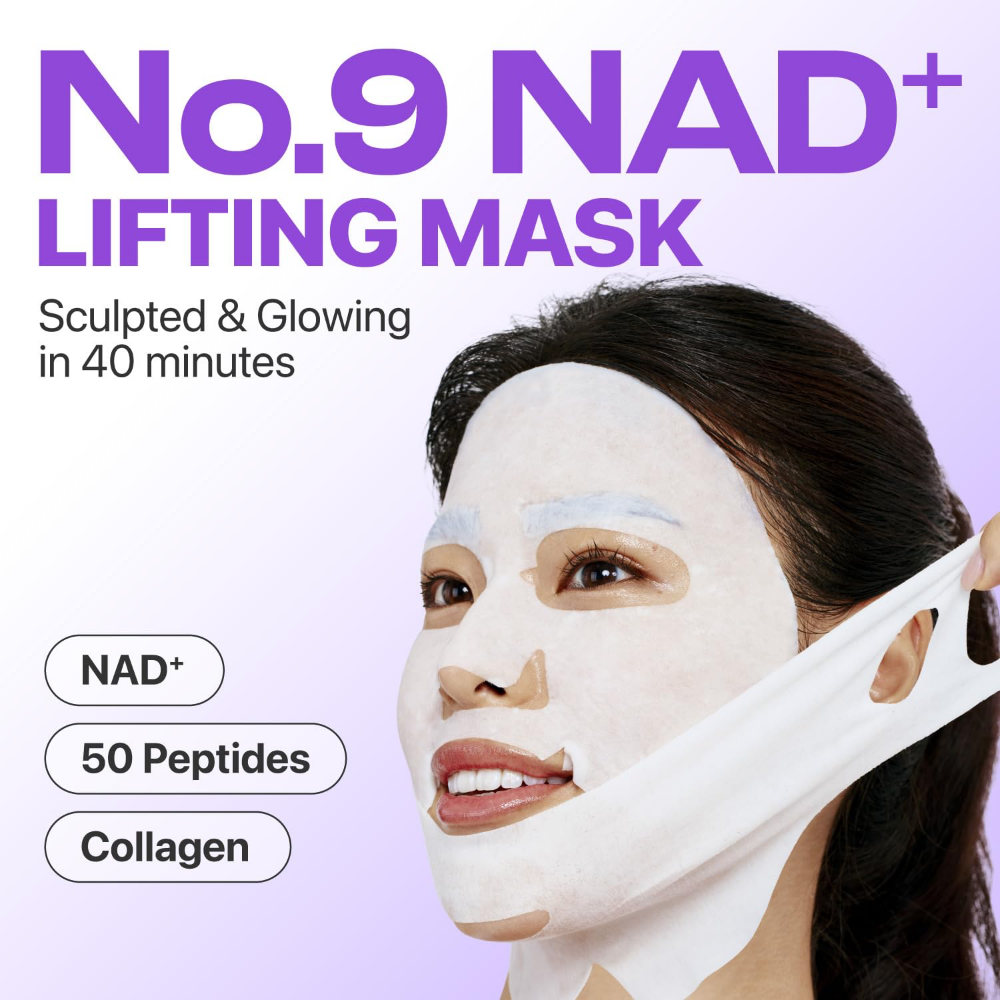Numbuzin No. 9 NAD+ BIO Lifting-sil Full Face Sheet Mask