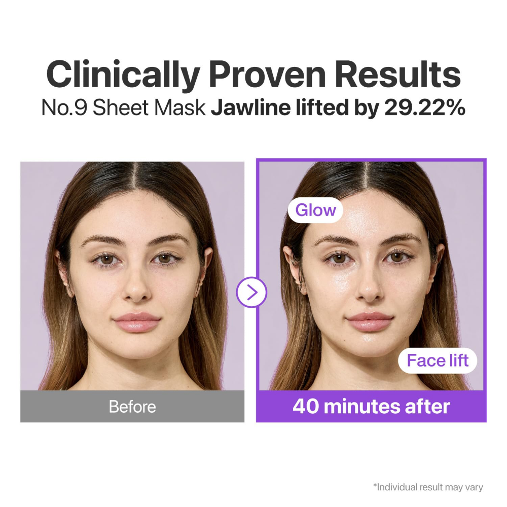 Numbuzin No. 9 NAD+ BIO Lifting-sil Full Face Sheet Mask
