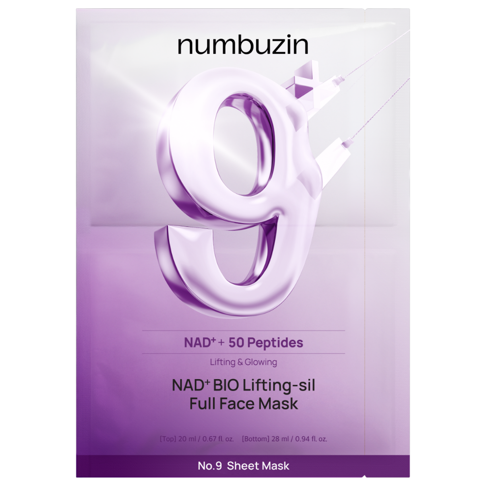 Numbuzin No. 9 NAD+ BIO Lifting-sil Full Face Sheet Mask