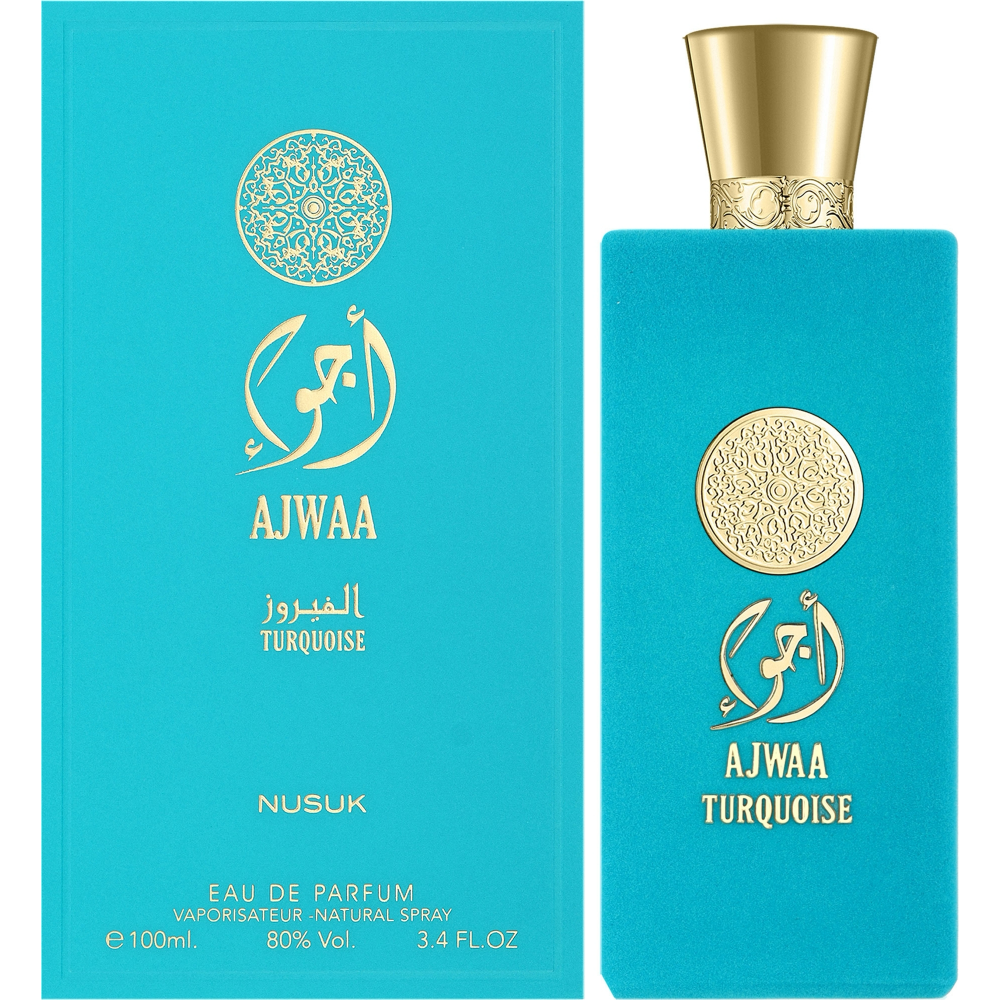 Nusuk Ajwaa Turquoise Eau De Parfum 100ml