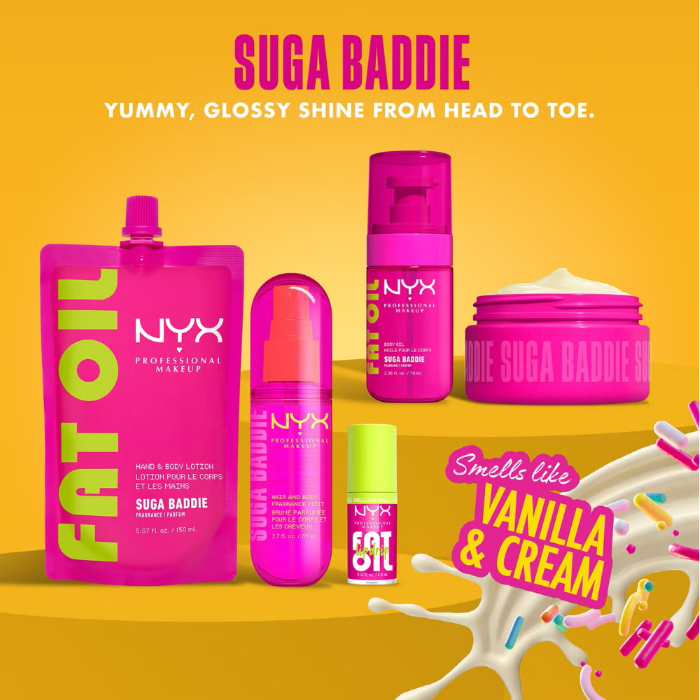 NYX Professional Makeup Fat Oil Whipped Body Butter Suga Baddie 50ml