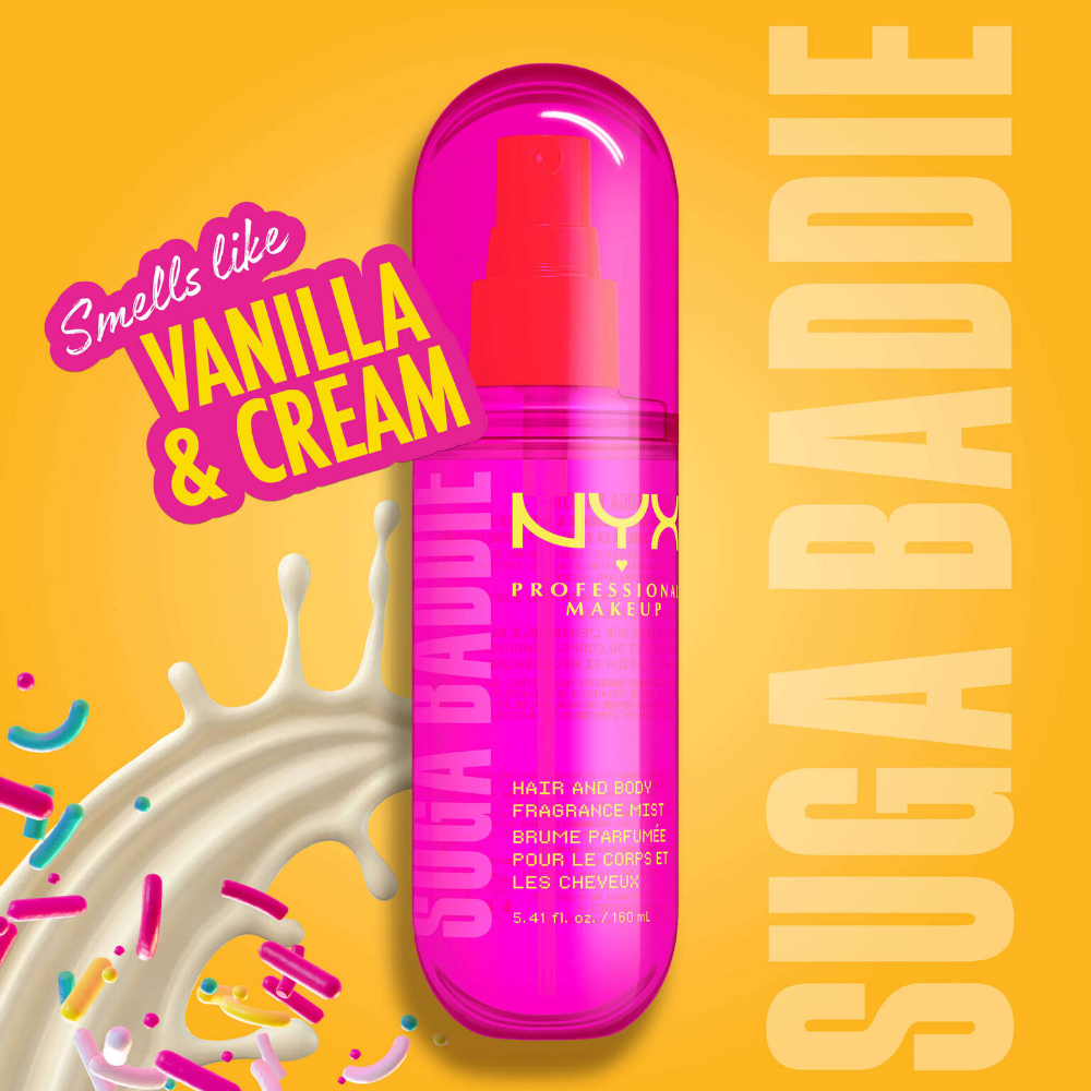 NYX Professional Makeup Fat Oil Hair & Body Fragrance Mist Suga Baddie 80ml