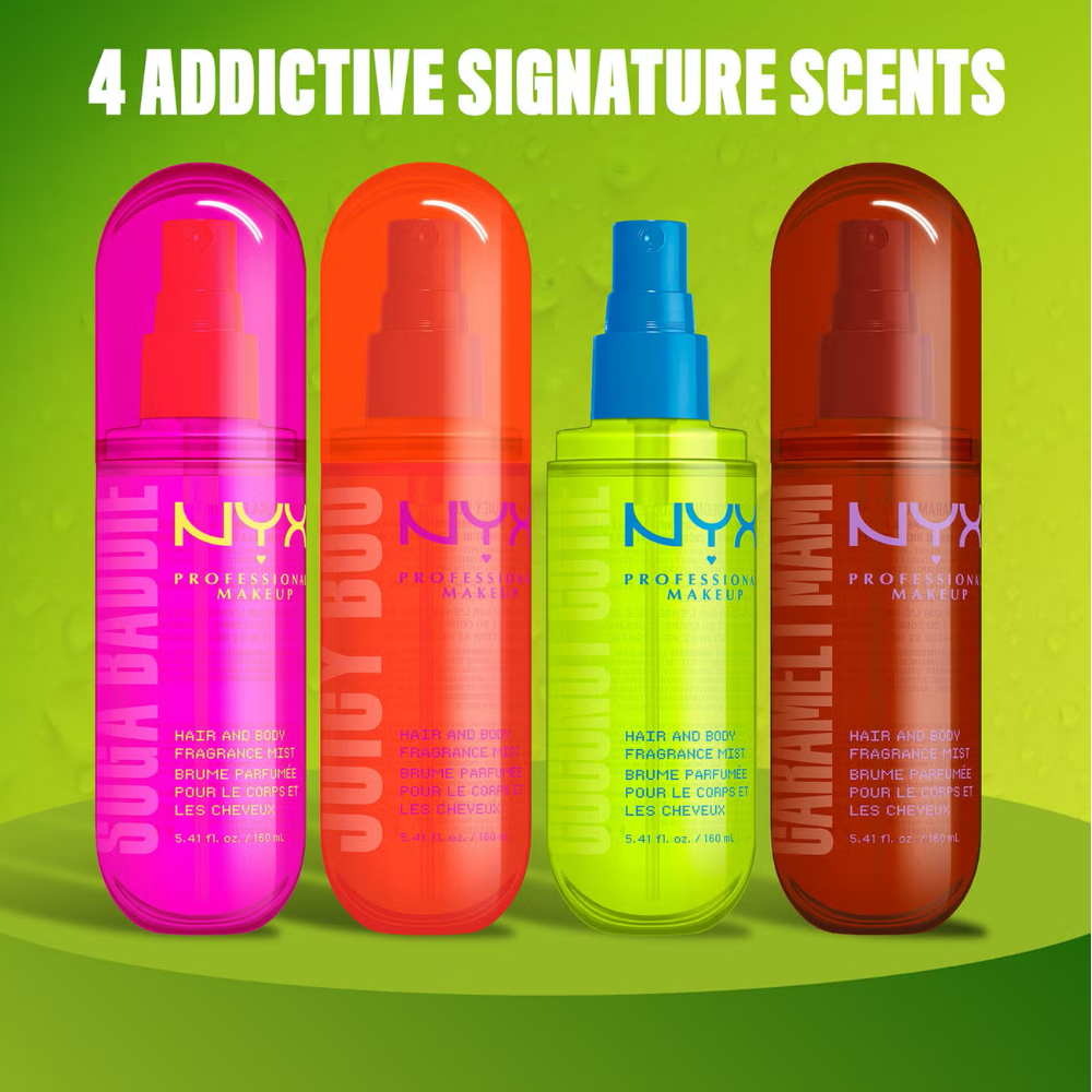 NYX Professional Makeup Fat Oil Hair & Body Fragrance Mist Suga Baddie 80ml