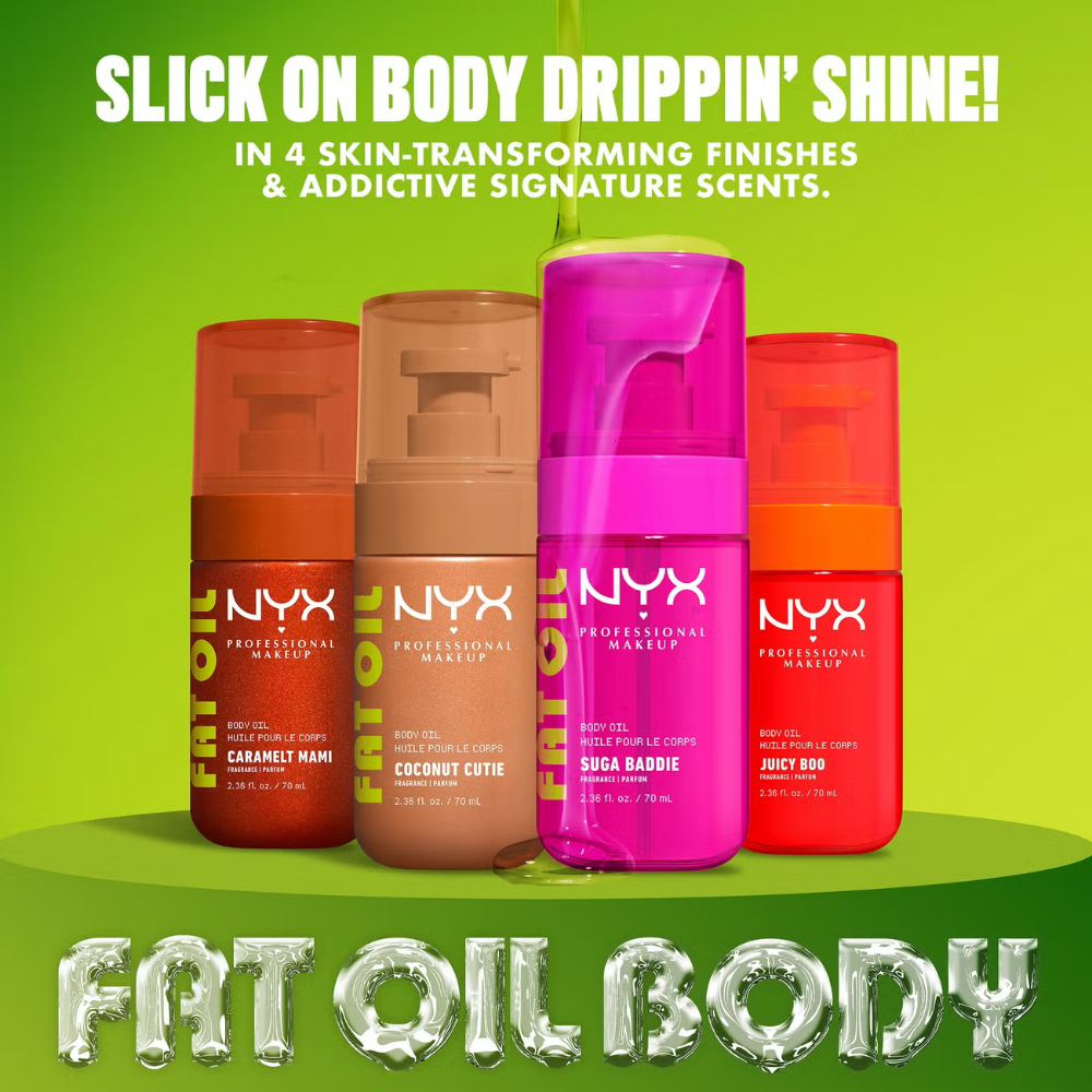 NYX Professional Makeup Fat Oil Body Oil Caramelt Mami 70ml
