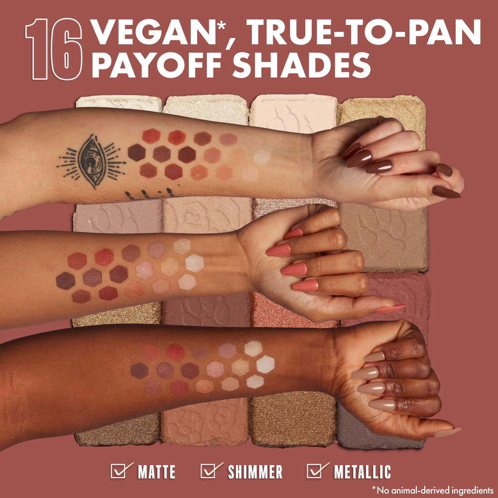 NYX Professional Makeup Ultimate 16 Colour Eyeshadow Palette Warm Neutrals