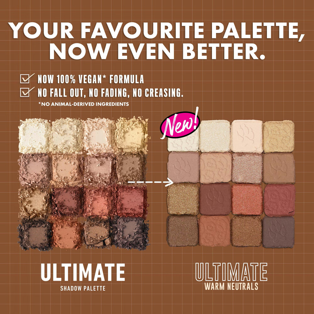 NYX Professional Makeup Ultimate 16 Colour Eyeshadow Palette Warm Neutrals