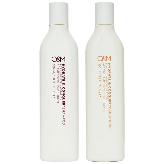 O&M Hydrate & Conquer Shampoo & Conditioner Twin 2 x 350ml
