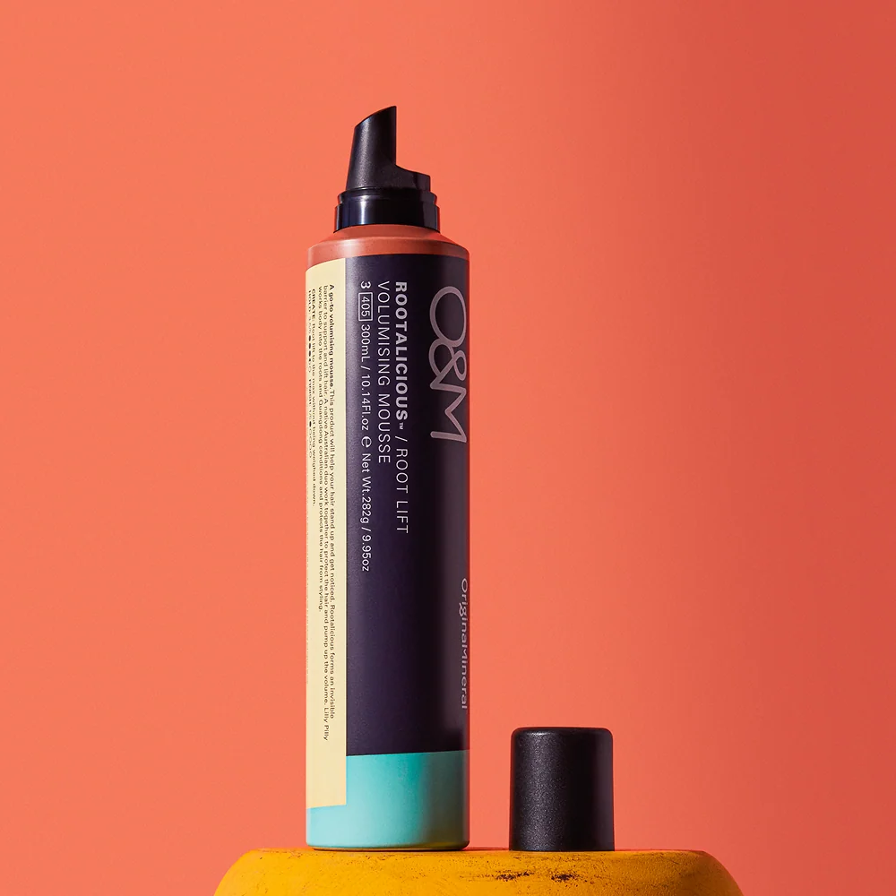 O&M Rootalicious Root Lift Volumising Mousse 300ml