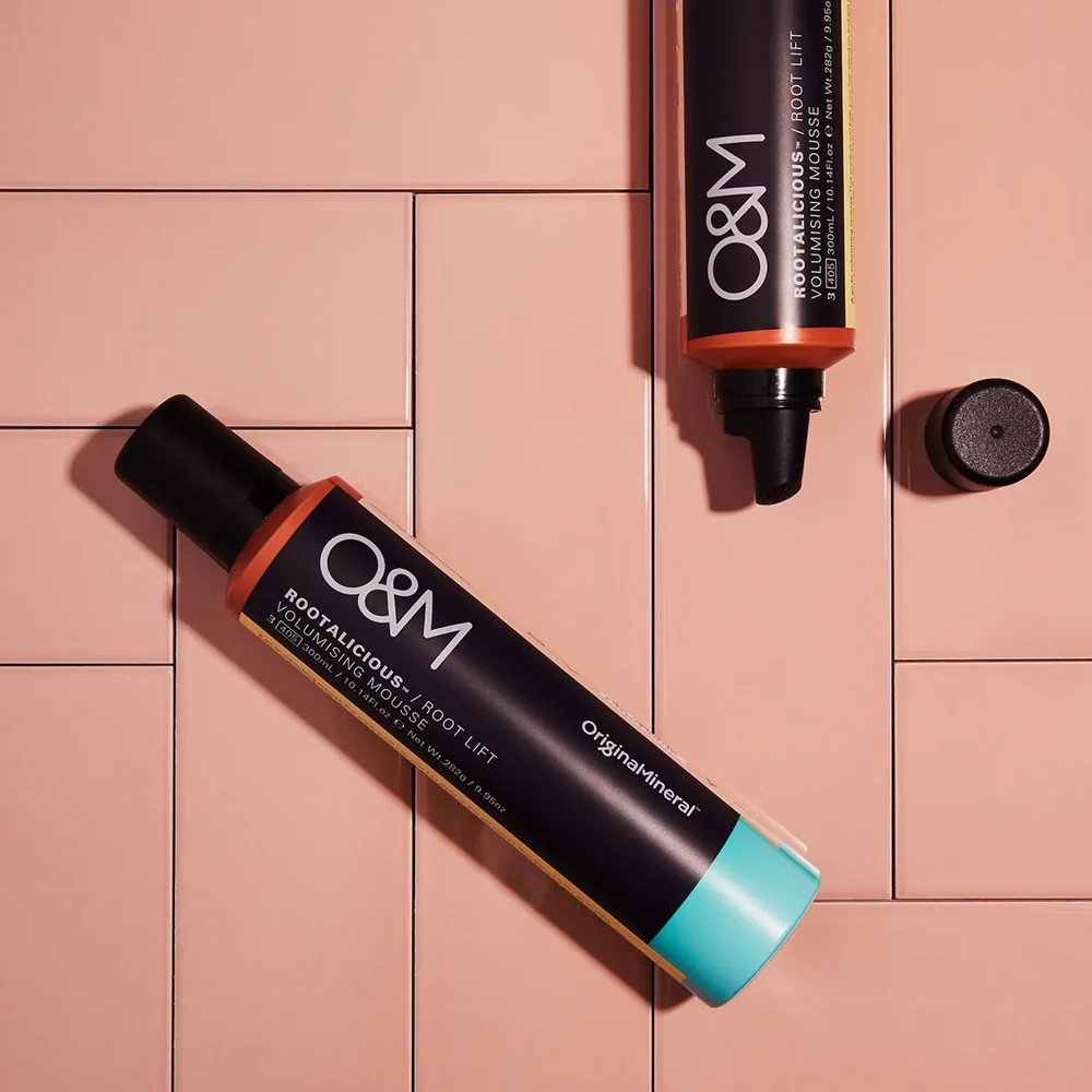 O&M Rootalicious Root Lift Volumising Mousse 300ml
