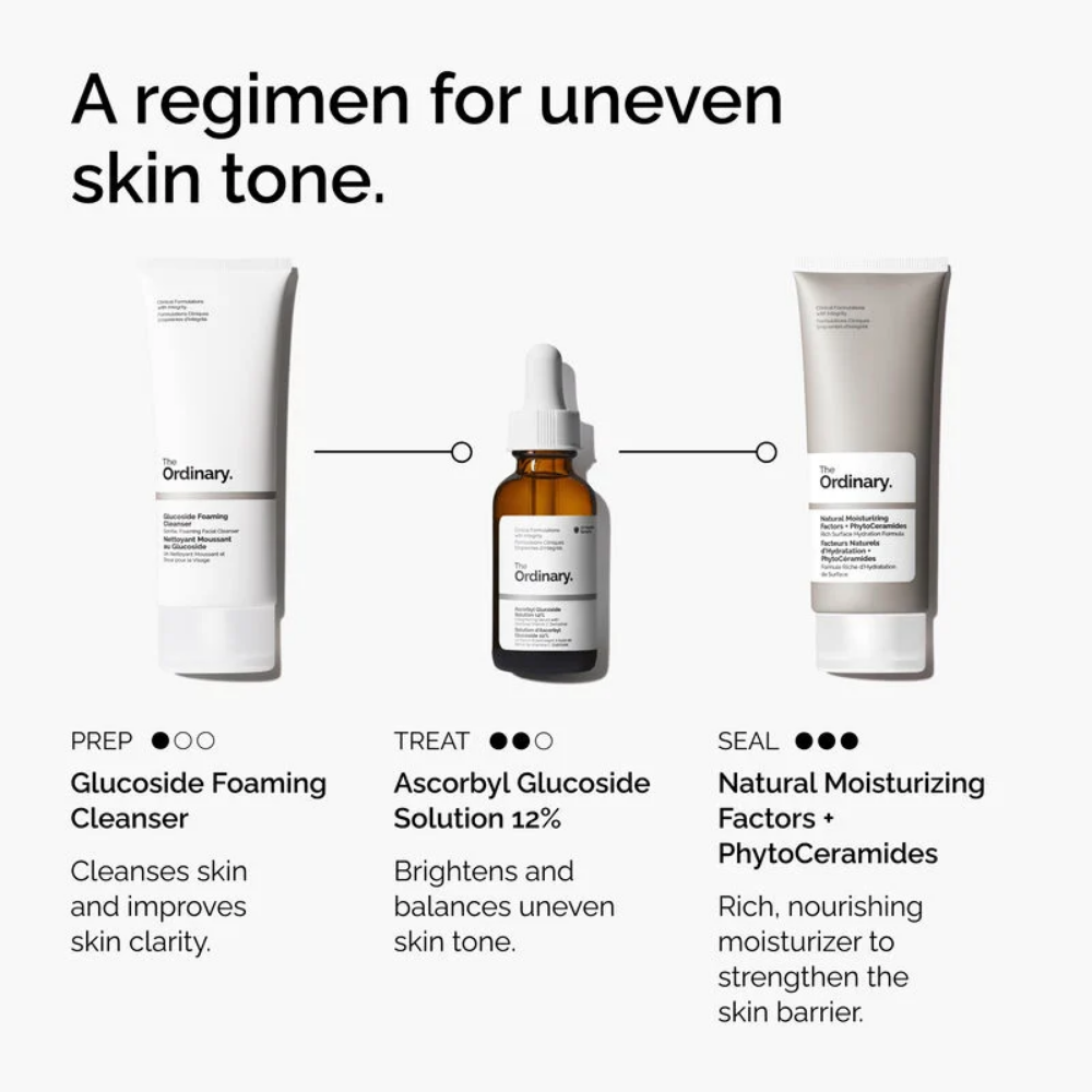 The Ordinary Ascorbyl Glucoside Solution 12% Brightening Serum 30ml