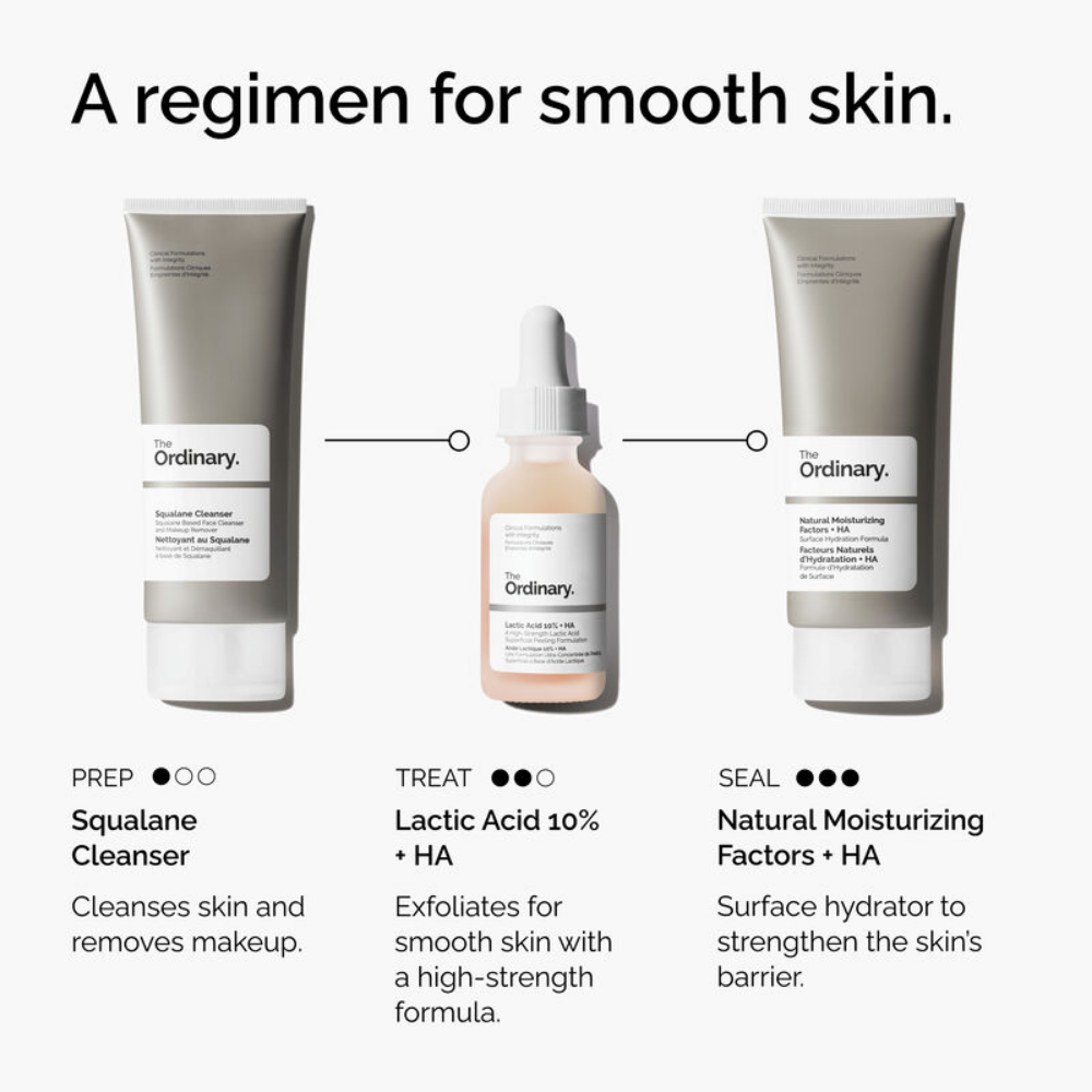 The Ordinary Lactic Acid 10% + HA Superficial Peeling Formula 30ml