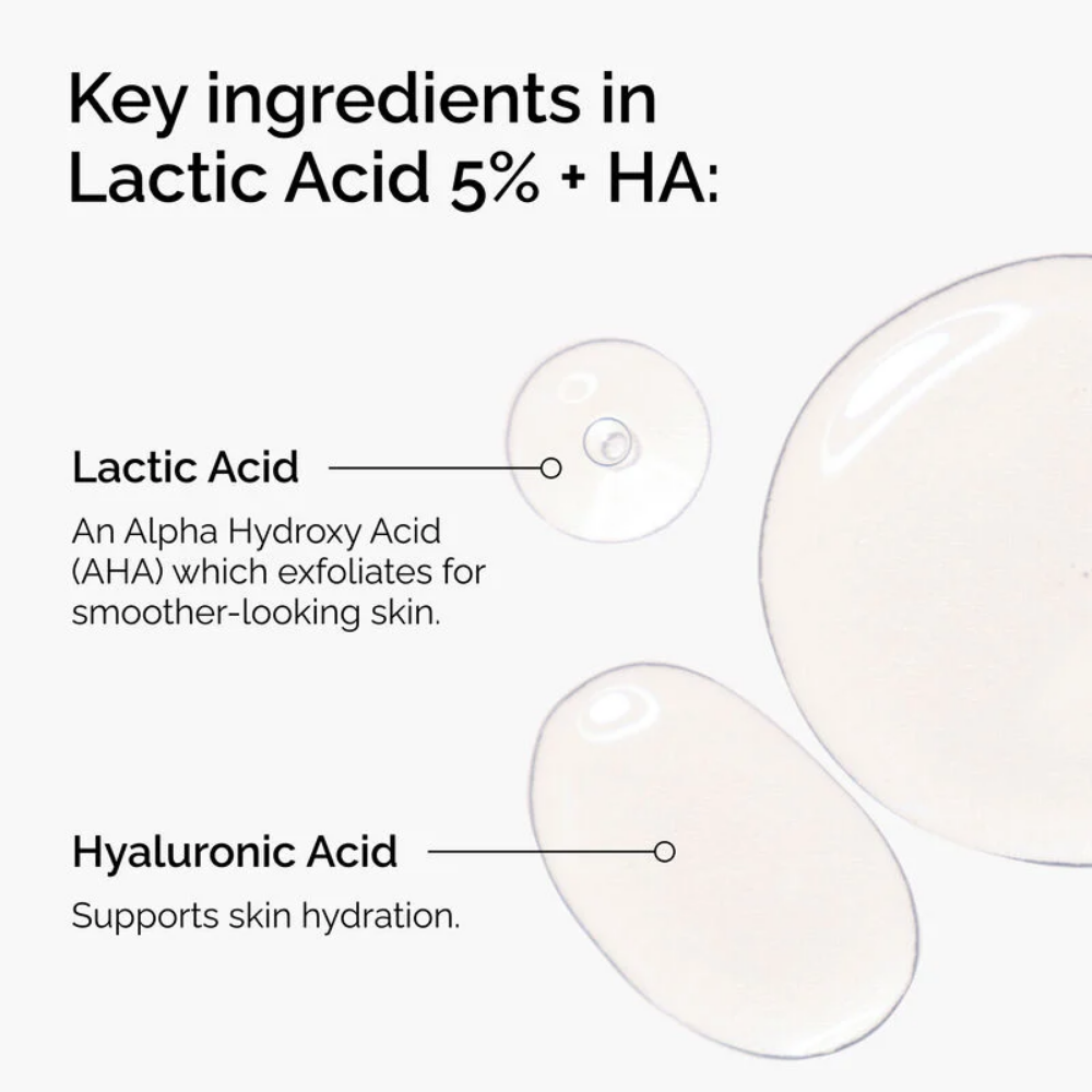 The Ordinary Lactic Acid 5% + HA Superficial Peeling Formula 30ml
