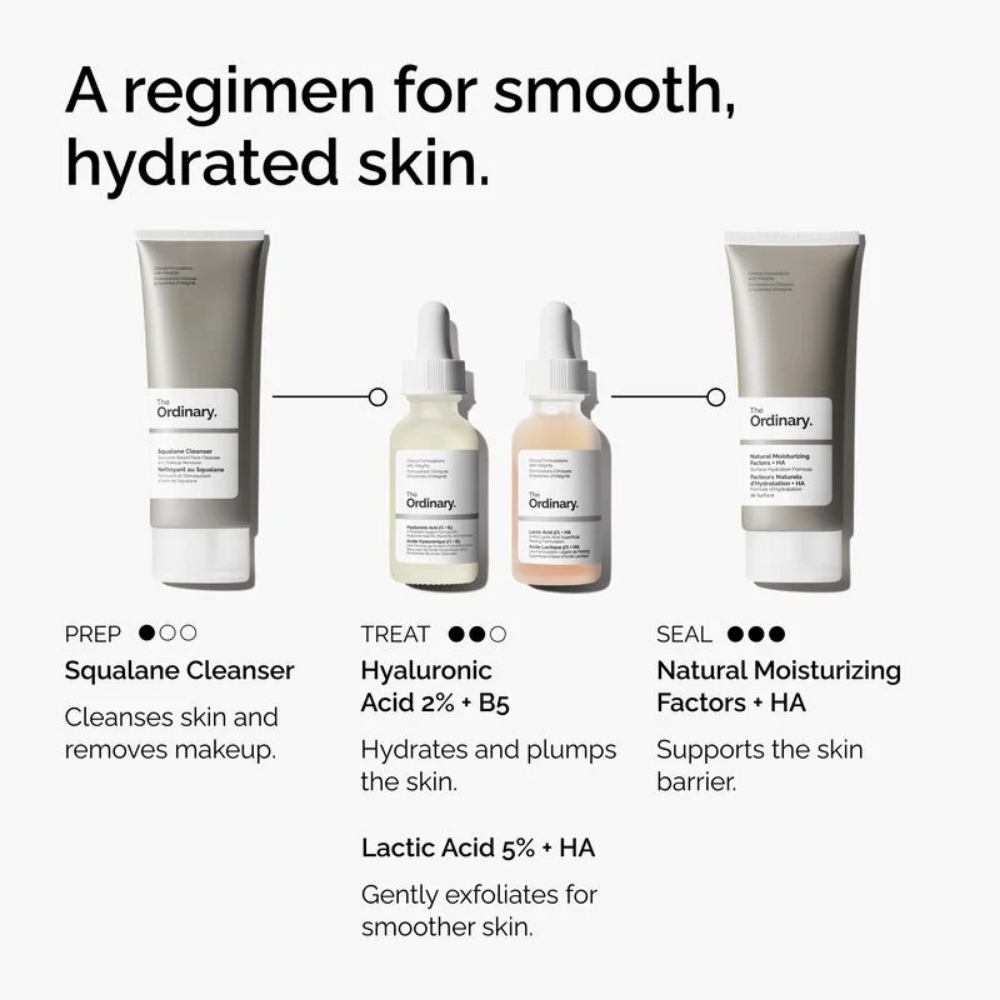 The Ordinary Lactic Acid 5% + HA Superficial Peeling Formula 30ml