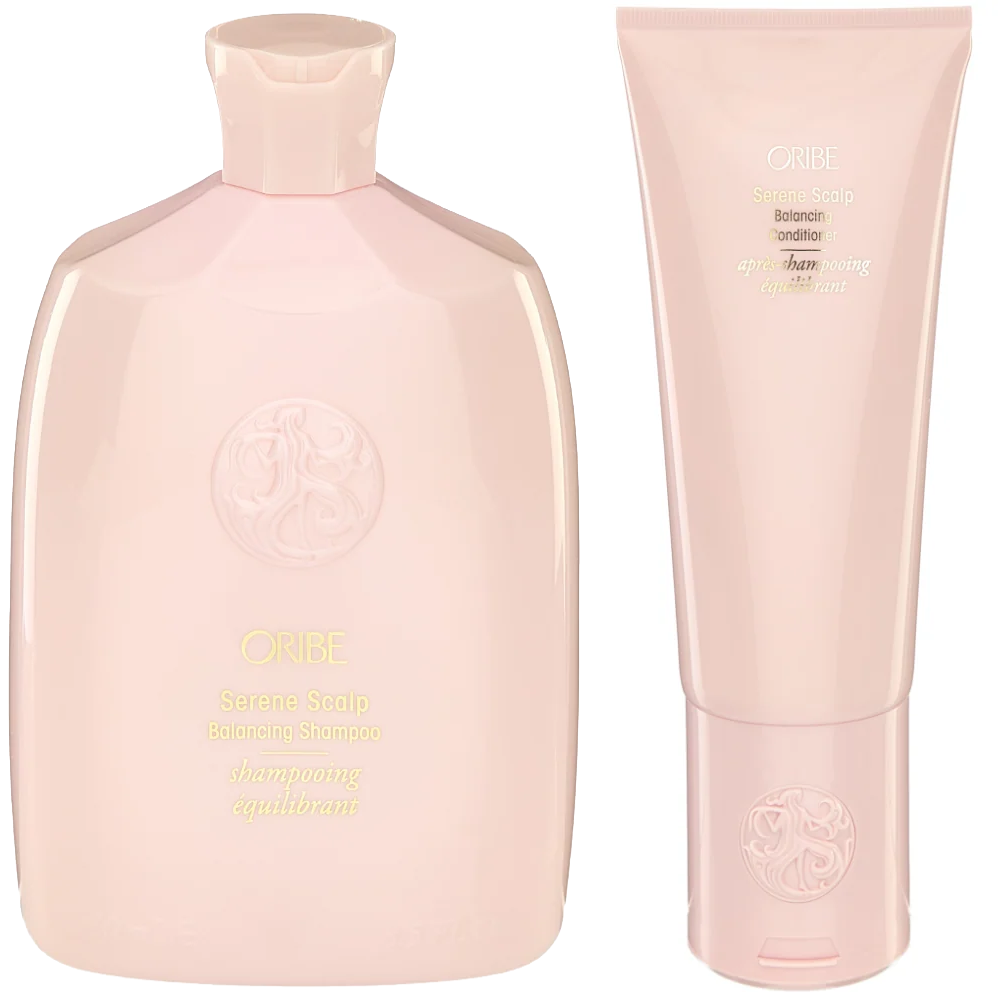 Oribe Serene Scalp Balancing Shampoo 250ml & Conditioner 200ml Twin