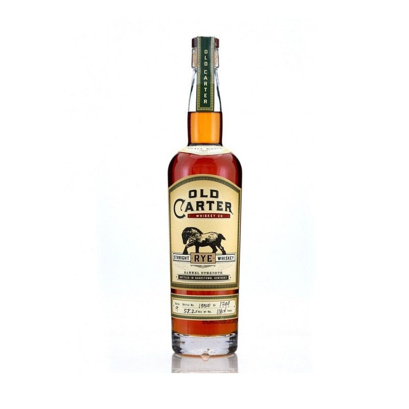 Old Carter Straight Rye Whiskey Batch No. 9