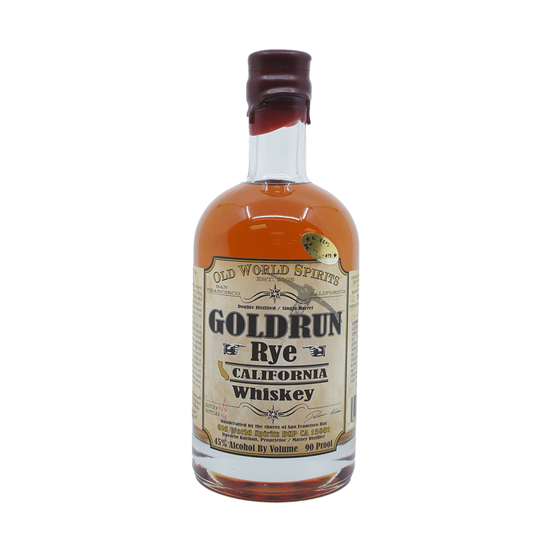 Old World Spirits Goldrun Rye California Whiskey
