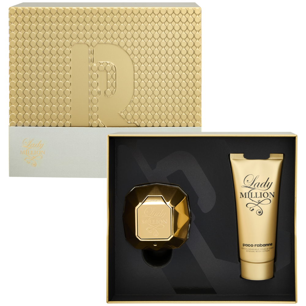 Paco Rabanne Lady Million Eau De Parfum Gift Set 80ml