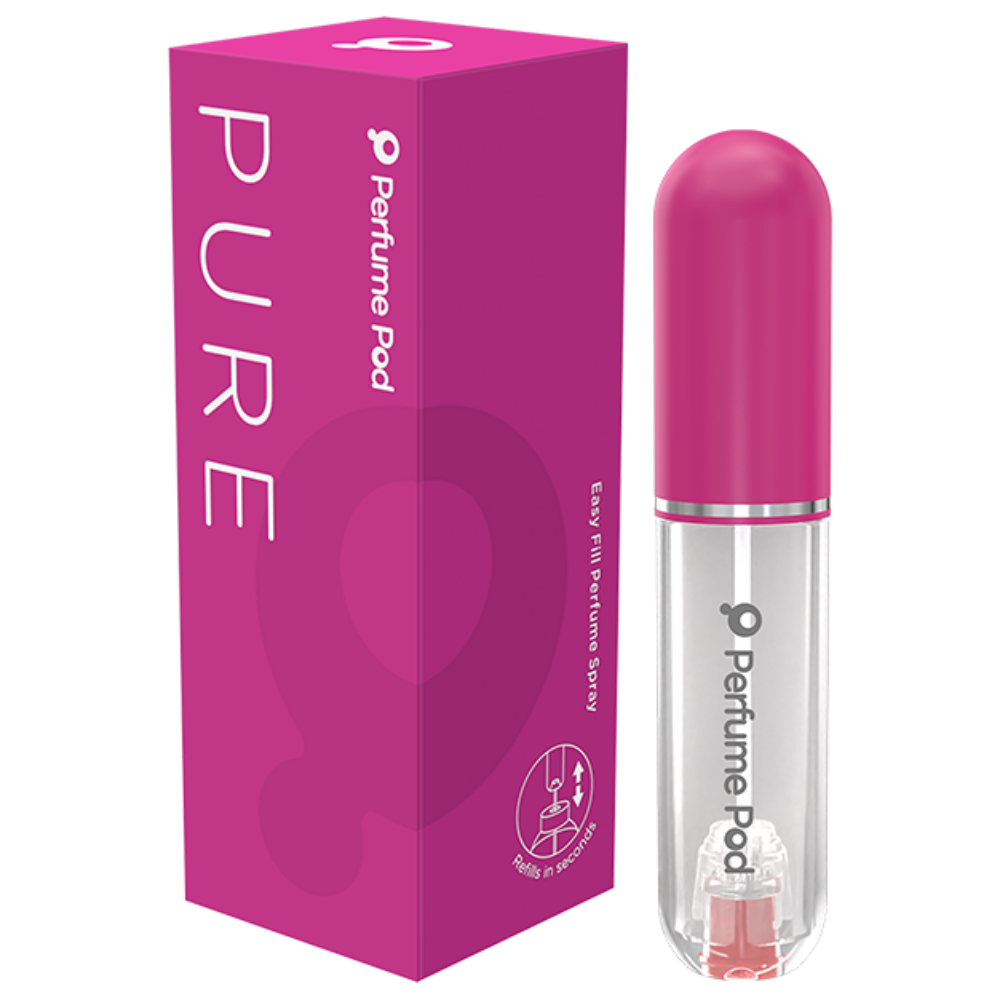 Perfume Pod Pure Refillable Atomiser Hot Pink 5ml