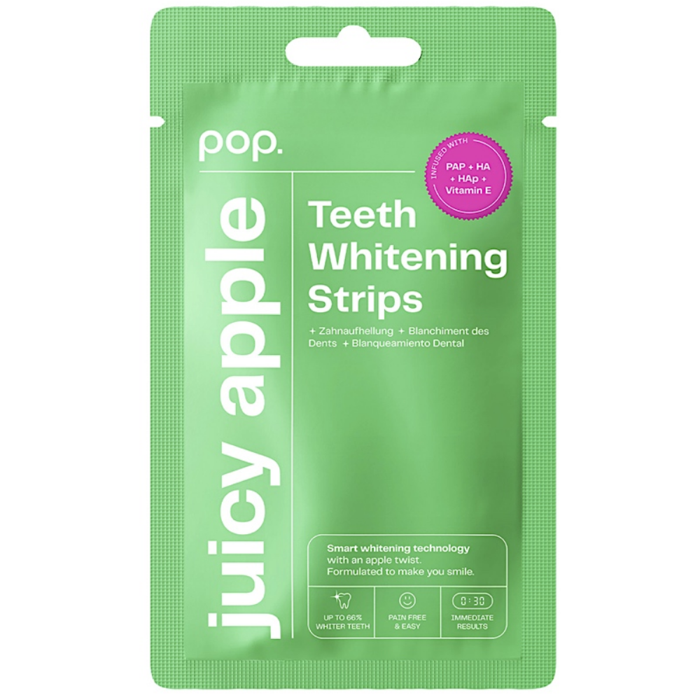 POP Oral Beauty Juicy Apple Teeth Whitening Strips x7