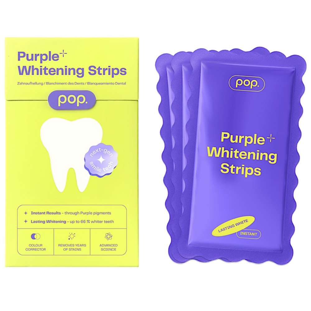 POP Oral Beauty Purple Whitening Strips x7