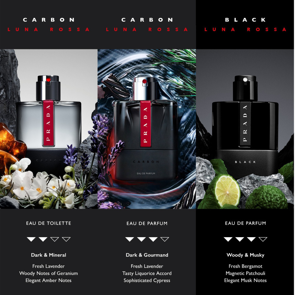 Prada Luna Rossa Carbon Eau De Parfum Refill 150ml