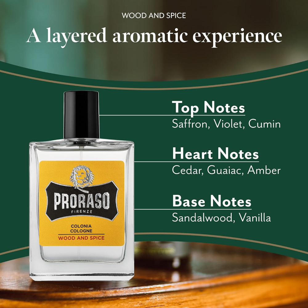 Proraso Cologne Wood & Spice 100ml
