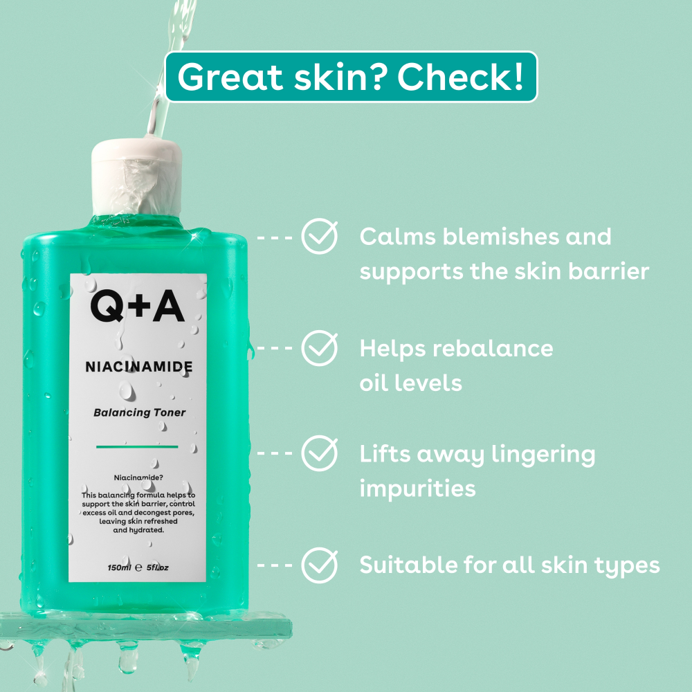 Q+A Niacinamide Balancing Toner 150ml
