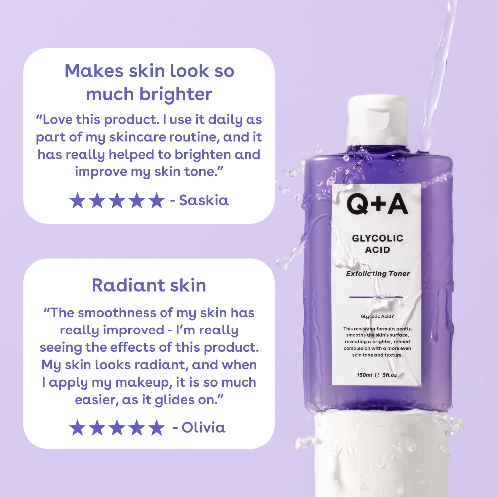 Q+A Glycolic Acid Exfoliating Toner 150ml