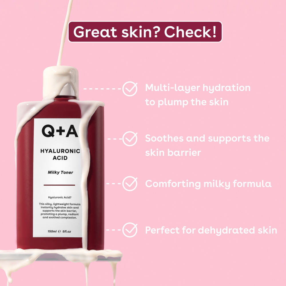 Q+A Hyaluronic Acid Milky Toner 150ml