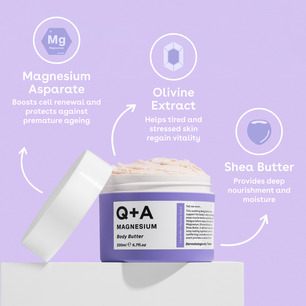 Q+A Magnesium Body Butter 200ml