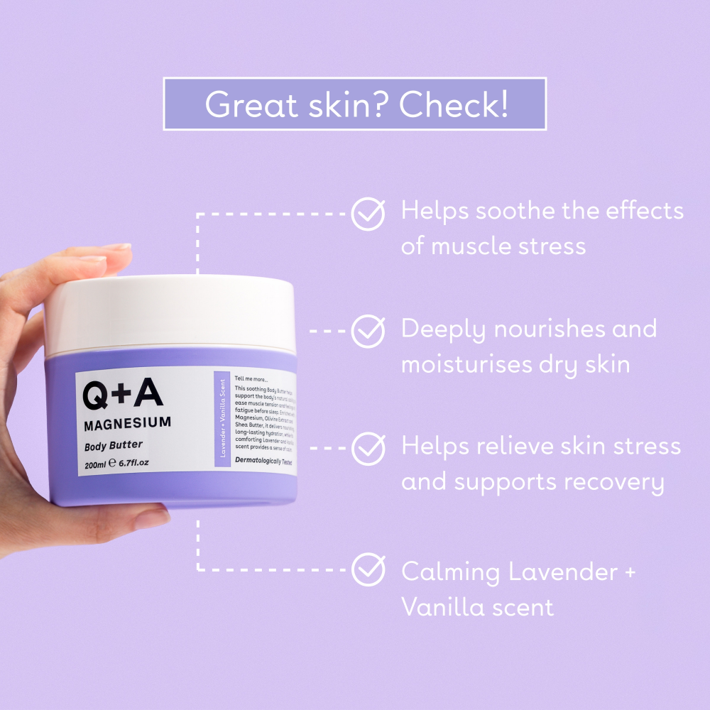 Q+A Magnesium Body Butter 200ml