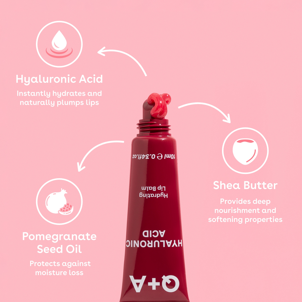 Q+A Hyaluronic Acid Lip Balm 10ml