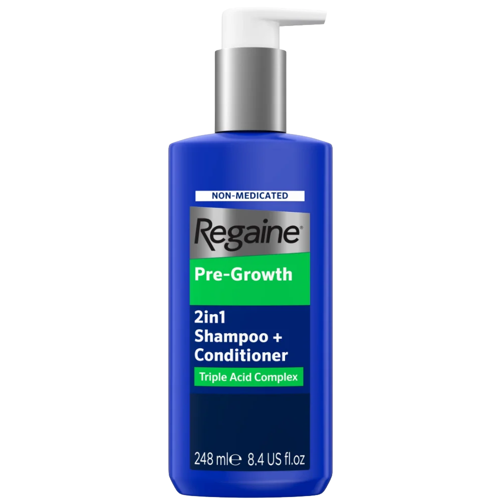 Regaine For Men 5% Extra Strength Regrowth Solution & 2-In-1 Shampoo & Conditioner Twin