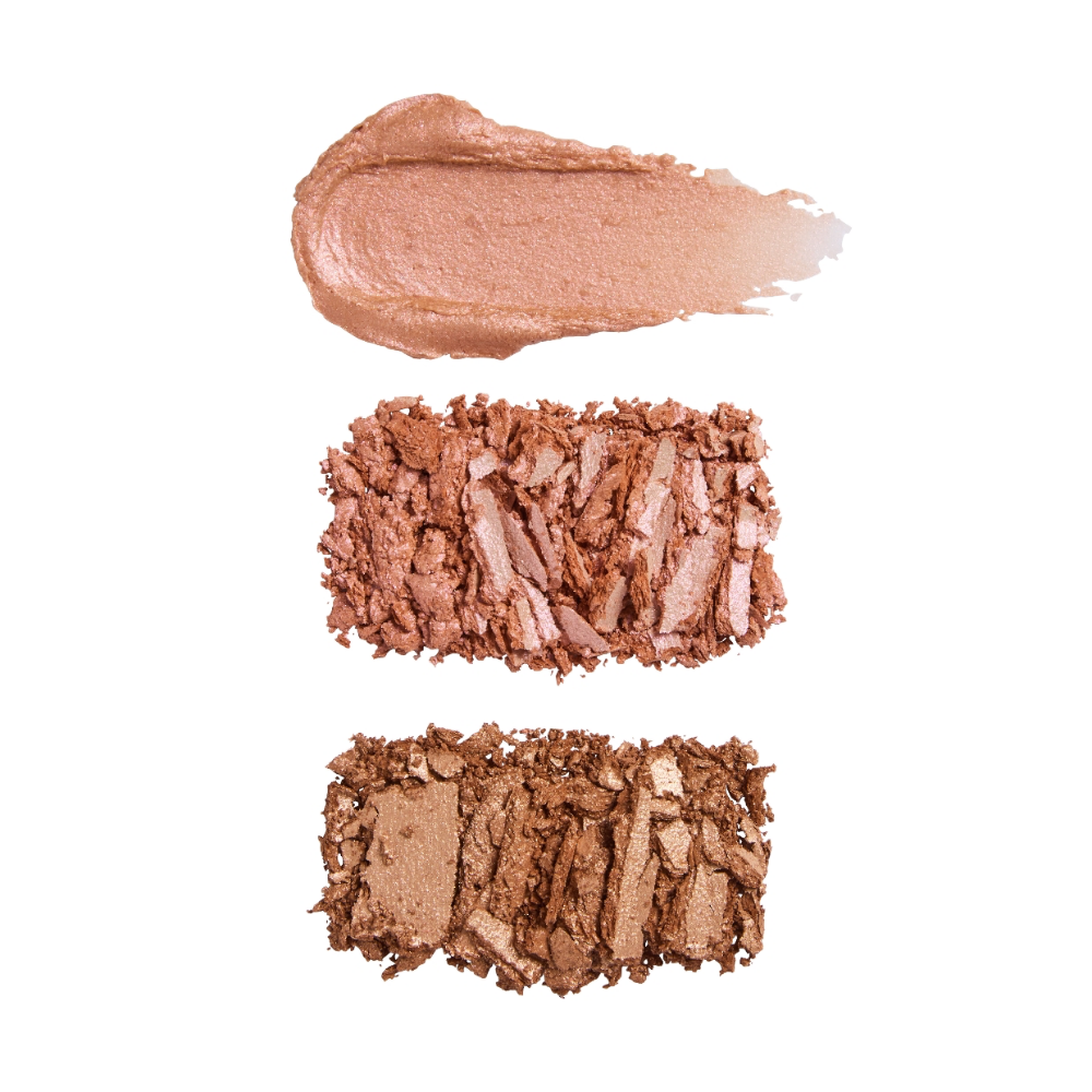 Makeup Revolution Highlight Icon 3 Colour Face Palette Molten Bronze