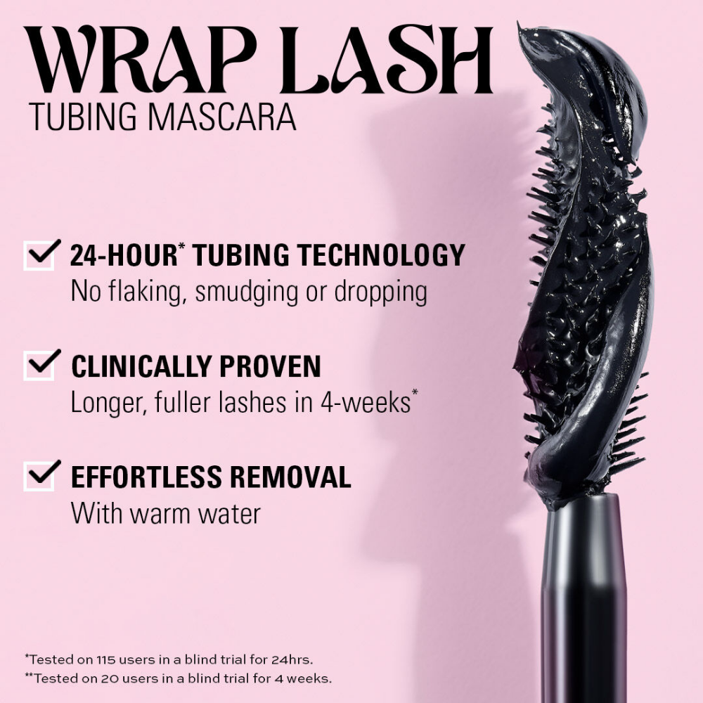 Makeup Revolution Wrap Lash Tubing Mascara Ultra Black 8.5ml
