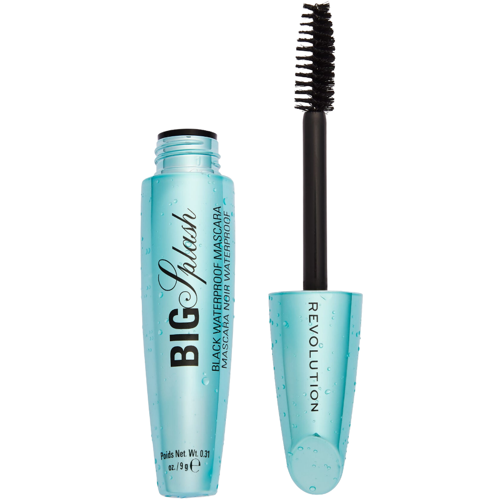 Makeup Revolution Pool Big Splash Lash Waterproof Mascara Black 9g
