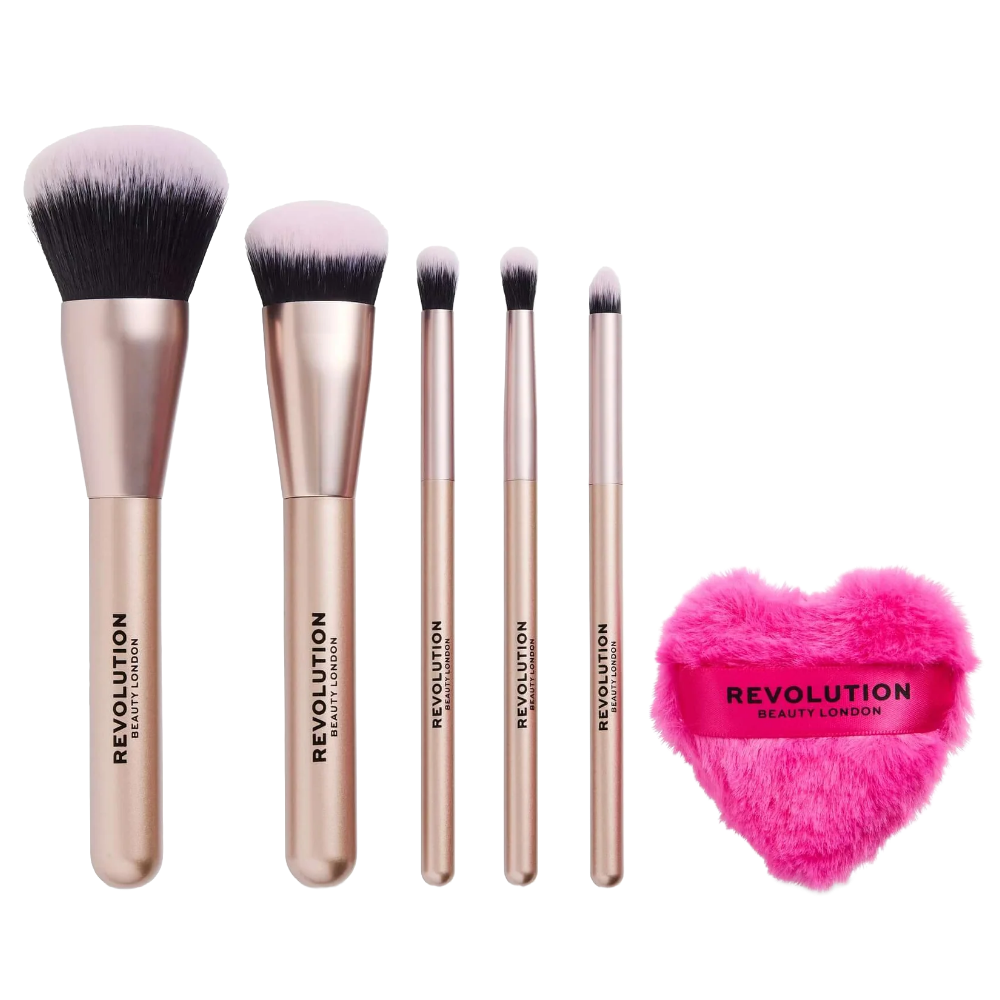 Makeup Revolution Candy Glam 6-Piece Brush Set