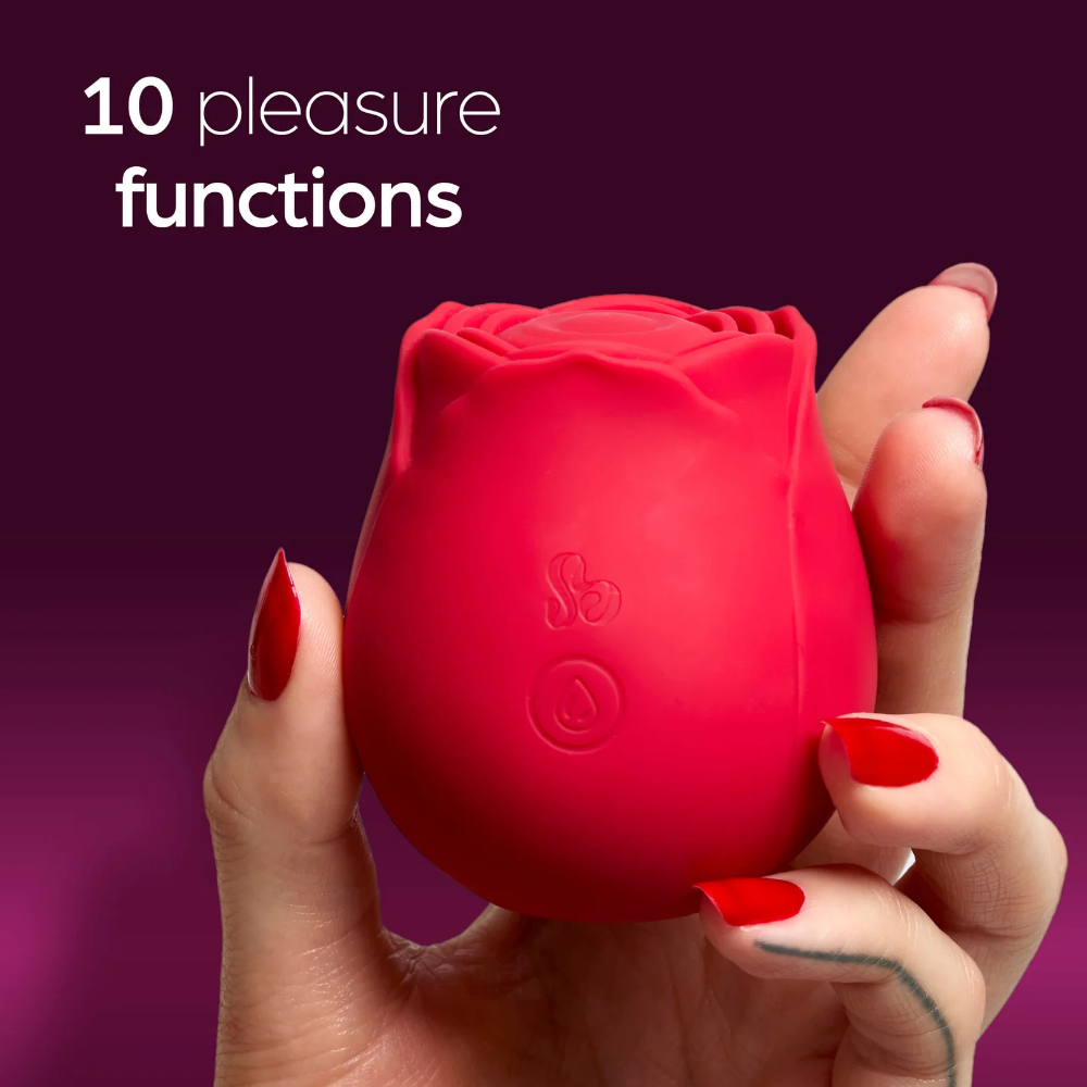 So Divine Date Night Rechargeable Rose Pulsating Clitoral Stimulator