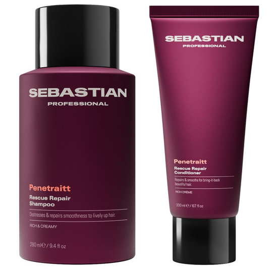 Sebastian Professional Penetraitt Rescue Repair Shampoo 280ml & Conditioner 200ml Twin