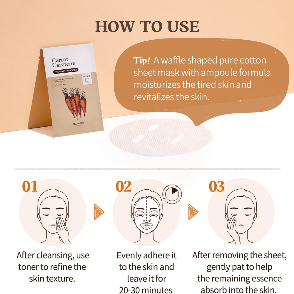 SKINFOOD Carrot Carotene Daily Mask 27ml