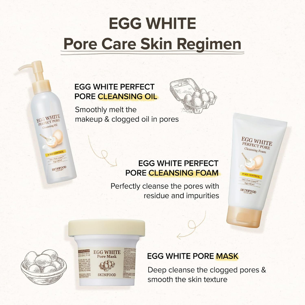SKINFOOD Egg White Pore Mask 120g