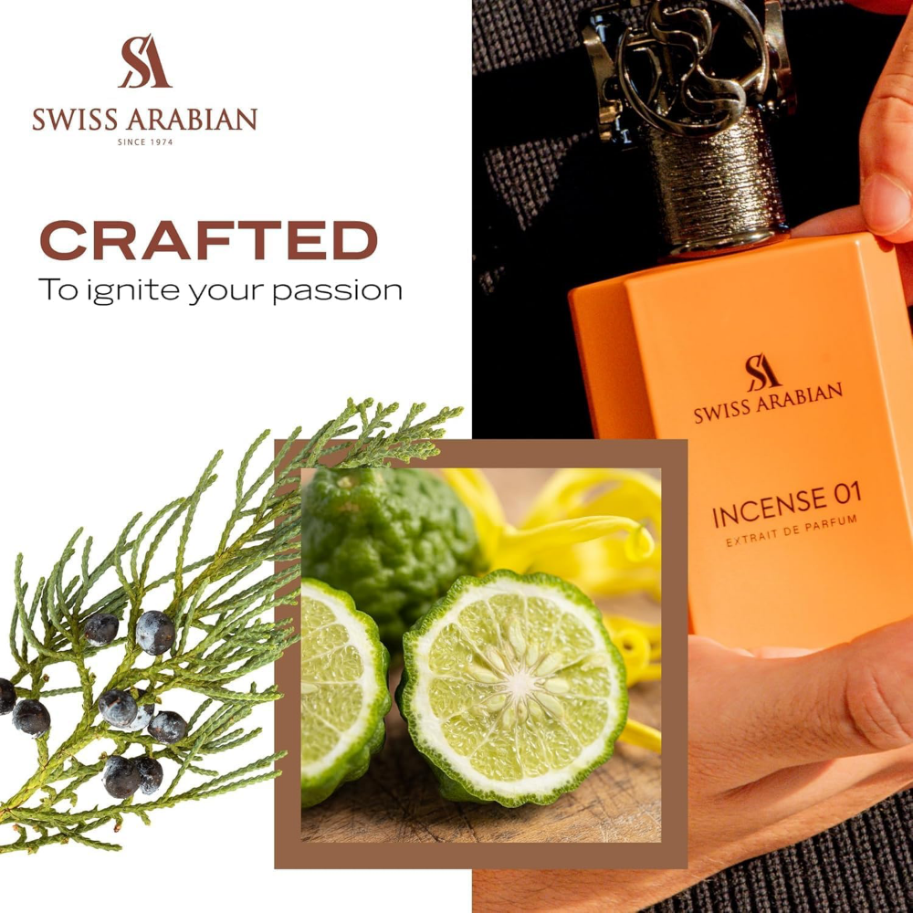 Swiss Arabian Incense 01 Extrait De Parfum 50ml