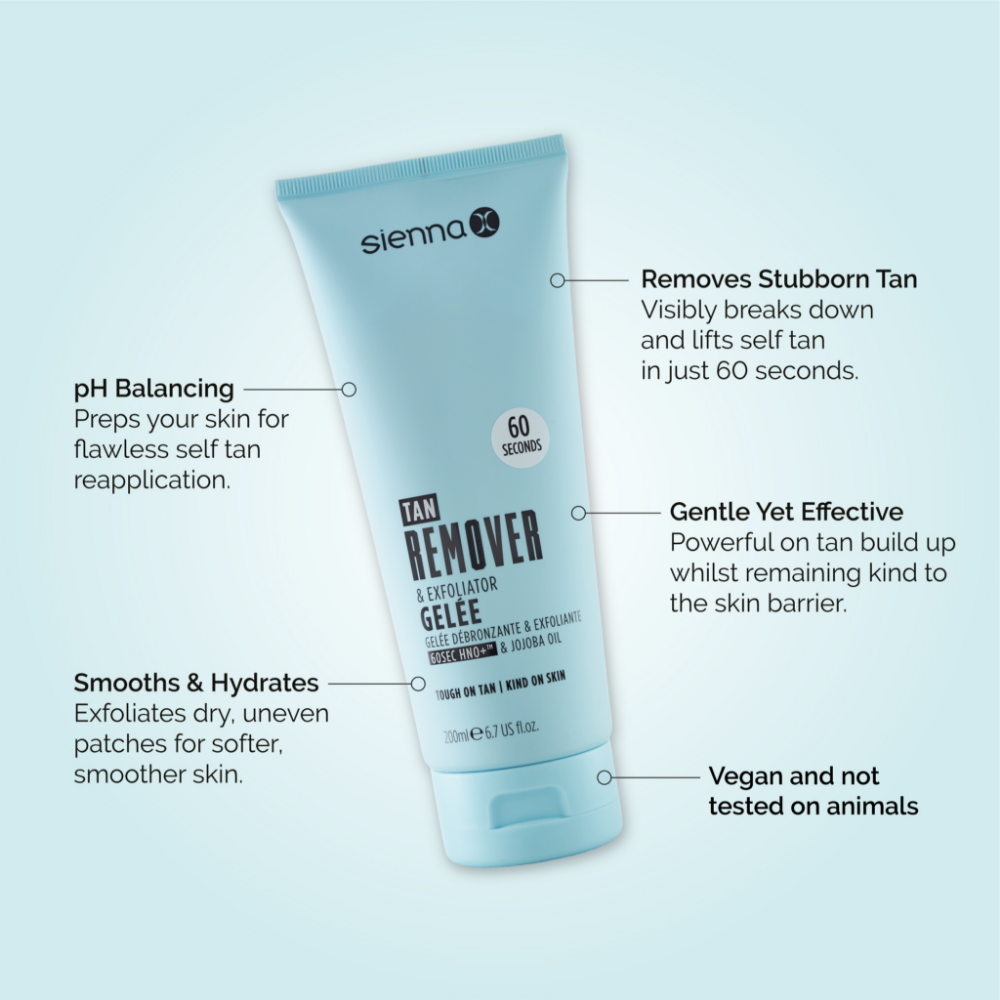Sienna X Tan Remover & Exfoliator Gelee 200ml