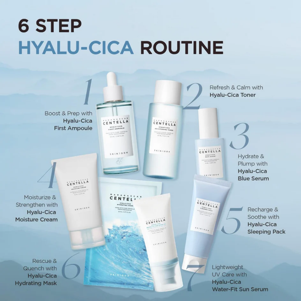 Skin1004 Madagascar Centella Hyalu-Cica Water-Fit Serum PA++++ SPF50+ Duo 2 x 50ml