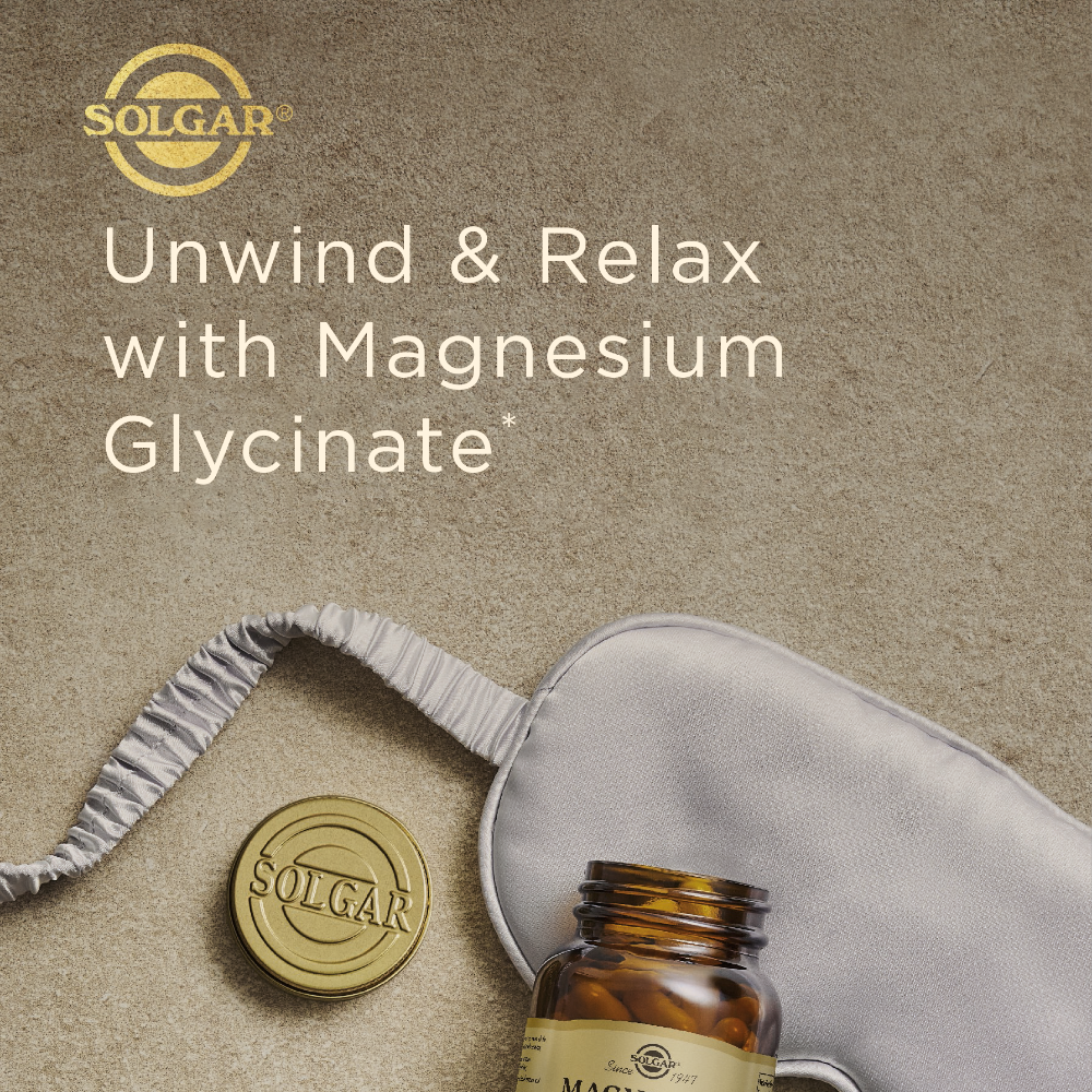 Solgar Magnesium Glycinate 60 Capsules