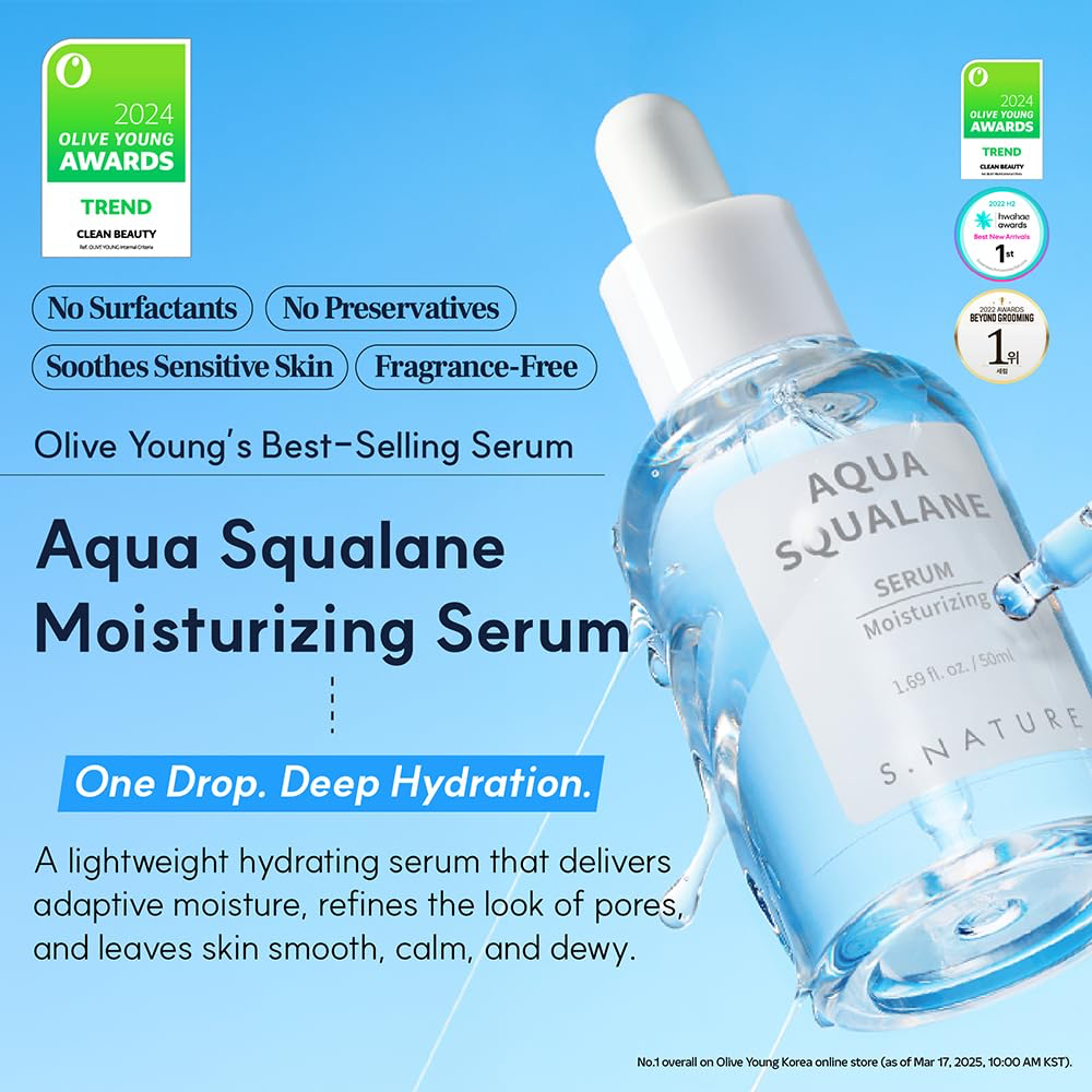 S.Nature Aqua Squalane Serum 50ml