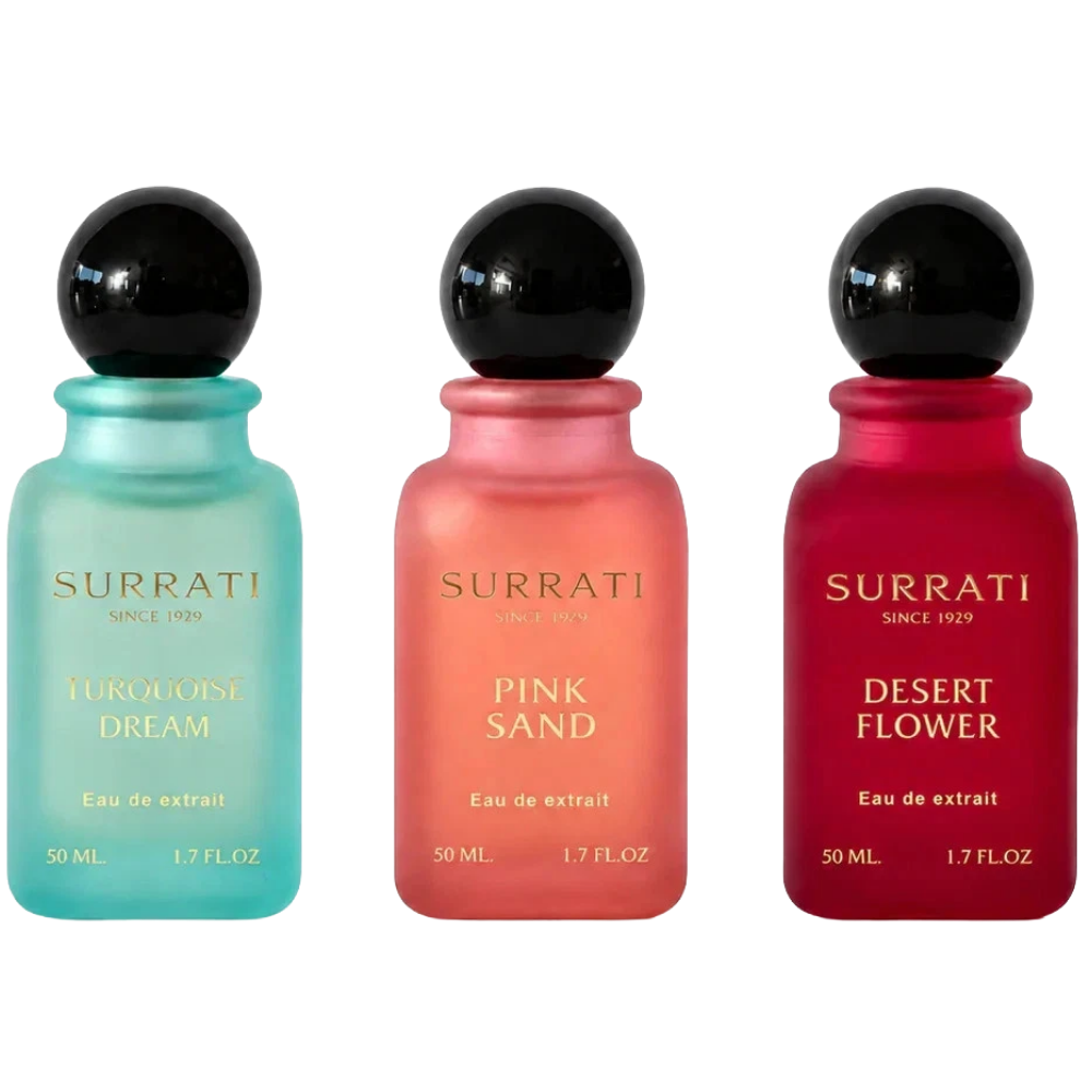 Surrati Maison De Elegance Extrait De Parfum Gift Set 3 x 50ml
