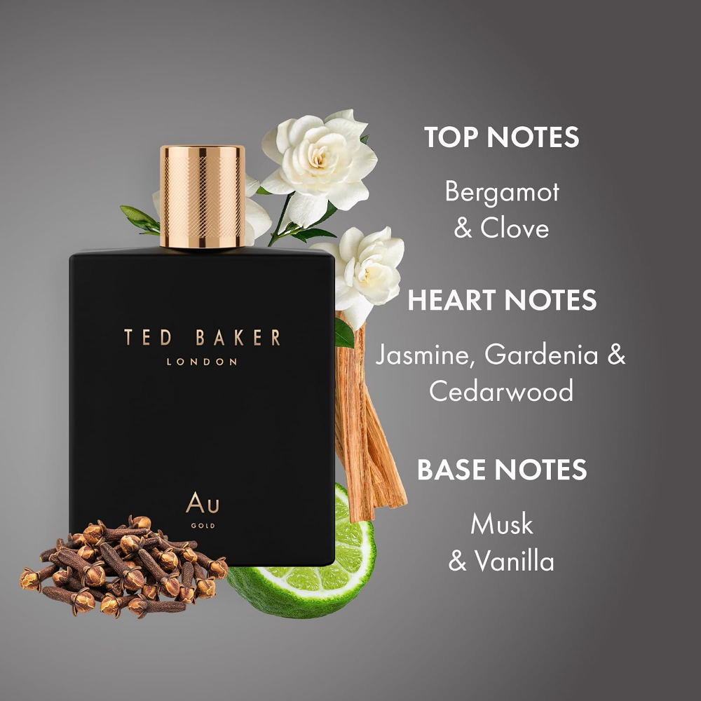 Ted Baker Tonics Au Gold Eau De Toilette 100ml
