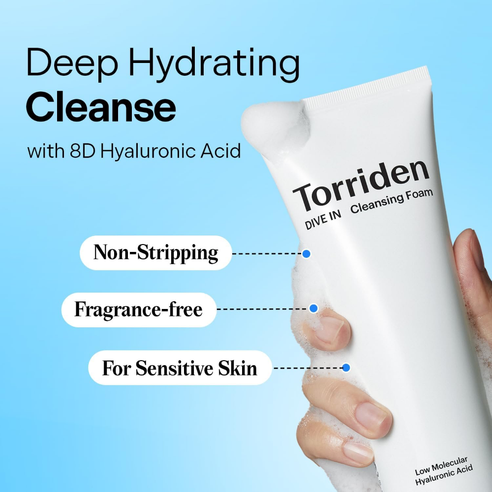 Torriden Dive-In Low Molecular Hyaluronic Cleansing Foam 150ml